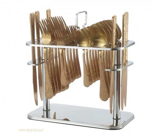 طقم ملاعق 30 قطعة برونز مات drobina