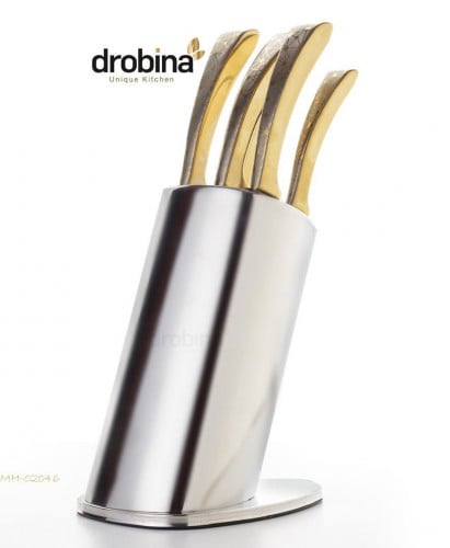 طقم سكاكين 6 قطع ذهبي كامل