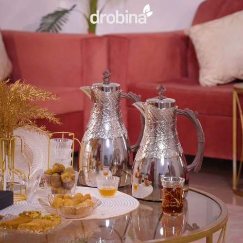 طقم ترامس نيكل يد خشبي دروبينا