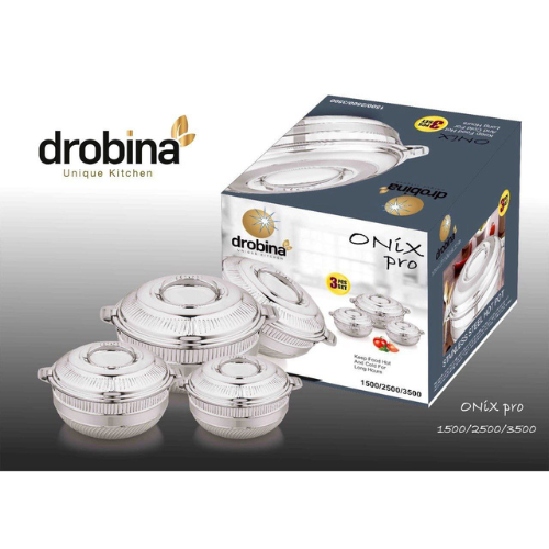 طقم حافظات drobina ستيل ONIX pro 3500