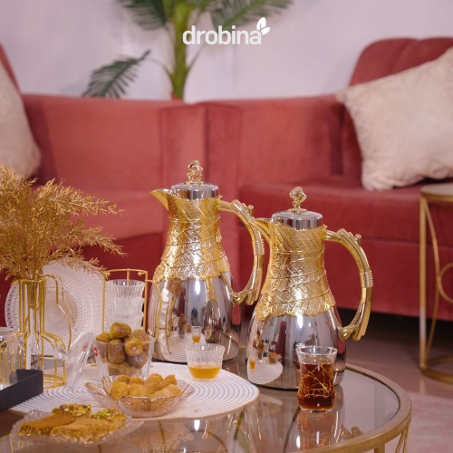 طقم ترامس نيكل ذهبي دروبينا