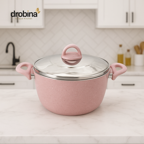 قدر غرانيت تركي دروبينا مقاس 28 وردي