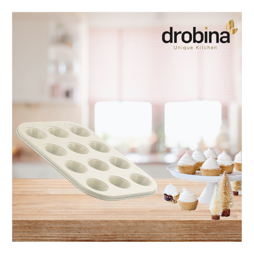 ميني كوب كيك 12 خانه دروبينا Cream