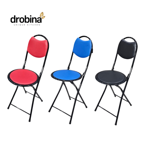 كرسي مفرد قابل للطي _ ملون