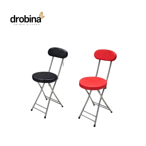 كرسي اسفنج مفرد مدور قابل للطي _ ملون