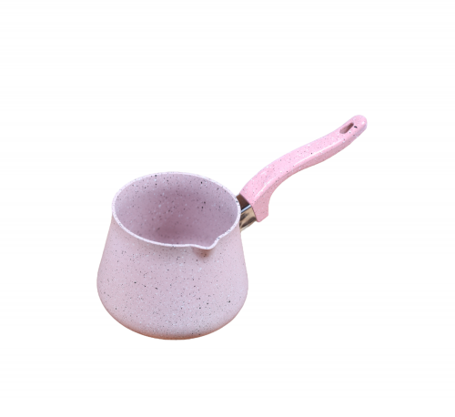 ركوة قهوة غرانيت مقاس 4 وردي