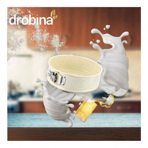 قالب كيك بقفل 22سم دروبينا Cream