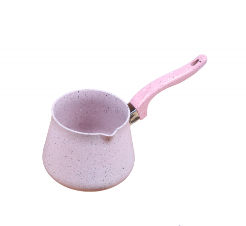 ركوة قهوة غرانيت مقاس 6 وردي