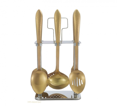 طقم ملاعق غرف 7 قطع برونز مات drobina