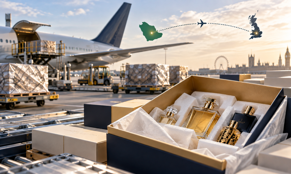 Perfume shipping solutions for online stores from Saudi Arabia to the world