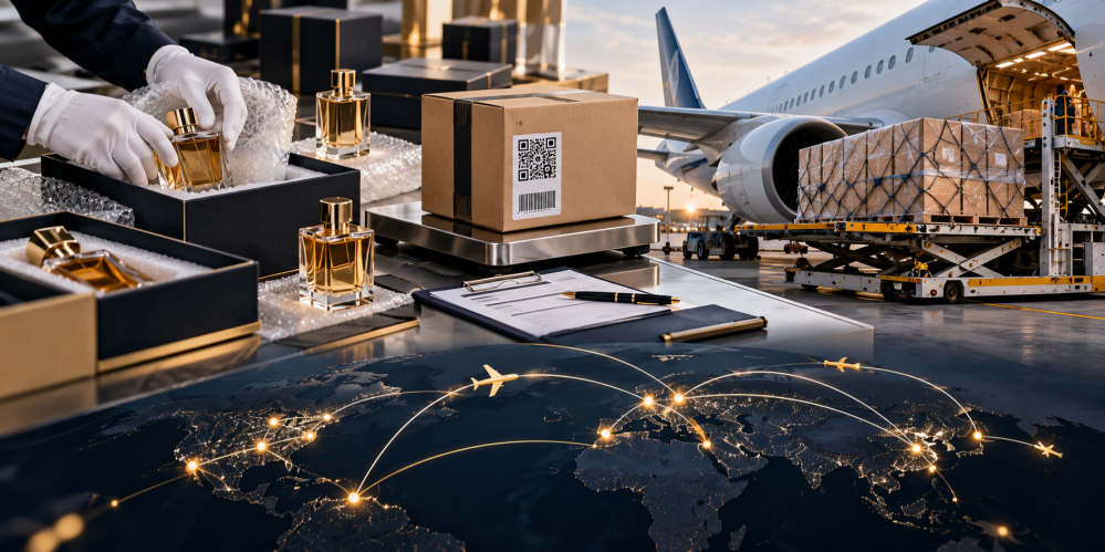 Shipping perfumes by air from Saudi Arabia for merchants and online stores