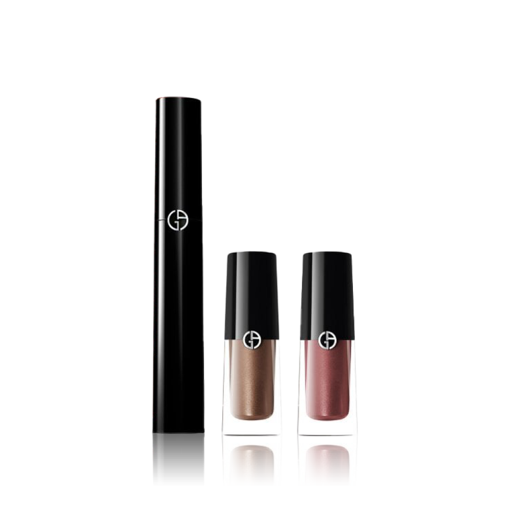 مجموعة هدايا العيون الفاخرة من جورجيو أرماني بيوتي: ماسكارا وتنت للعيون