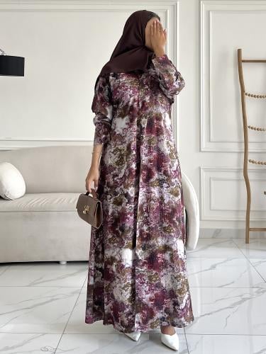 Z308 / قماش كريب ناعم ملون عودي وابيض وبني وطرحه عودي