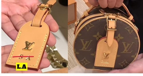 كتابة حروف لشنط LV