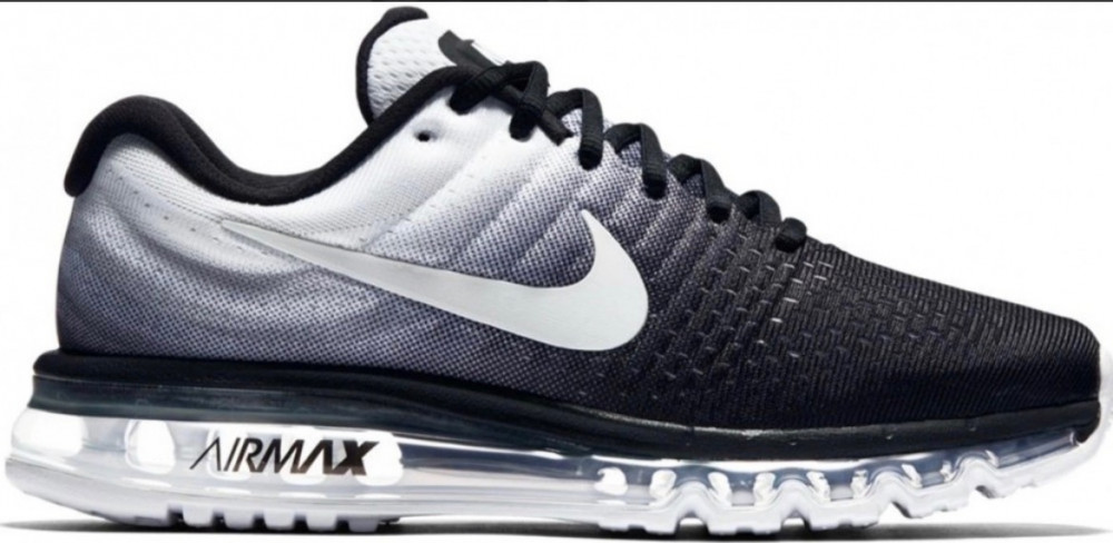 air max black & white