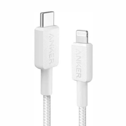 الأصلي سلك أيفونPD أبيض 0.9 أنكر