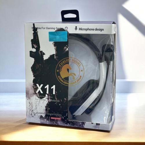 سماعه العاب مع مايك لون أبيض