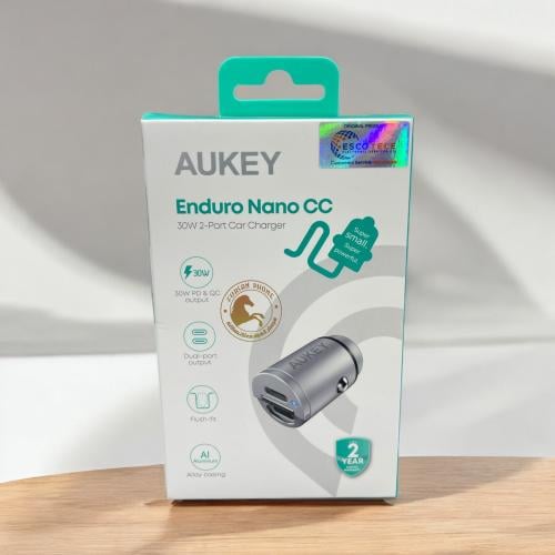 شاحن سيارo منفذين PD 30w شركه اوكي