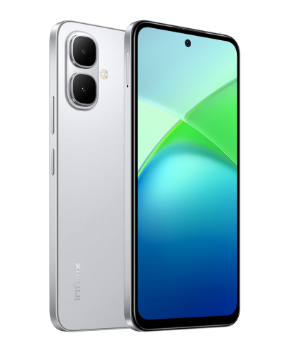 انفنيكس سمارت 10 HD لون سلفر ذاكرة 128 جيجا