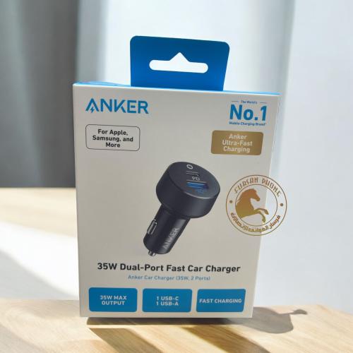 شاحن سياره أنكر 35 واط منفذين USBوPD شركه أنكر