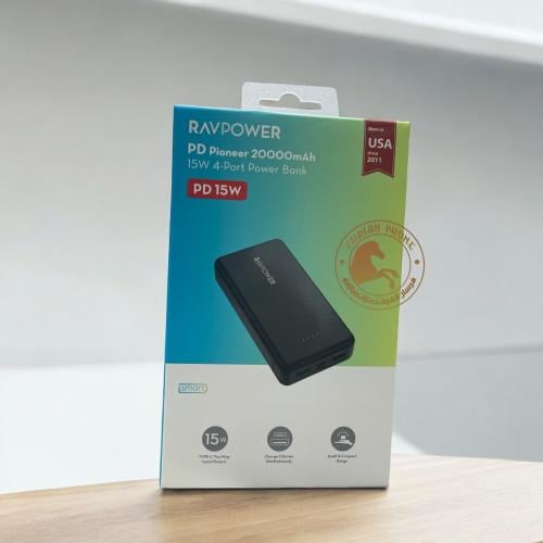 شاحن متنقل 20000ملي امبير بقوه pd15w راف بور