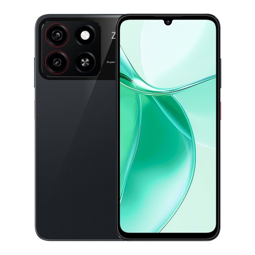 زد تي اي A35 اسود ذاكرة 64 جيجا