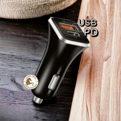 شاحن سياره 38Wباستك