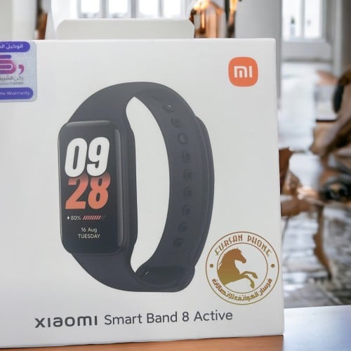 سوار رياضي باند8أكتف لون أسود شركه شاومي
