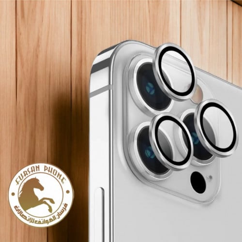 حمايه كاميرا عدسات لون سلفر