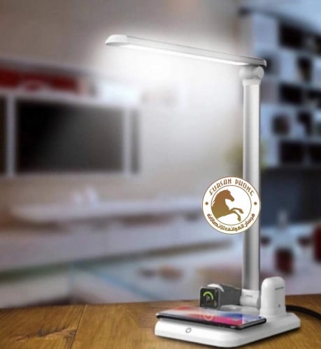 قاعدة شحن لاسلكي مع مصباح LED