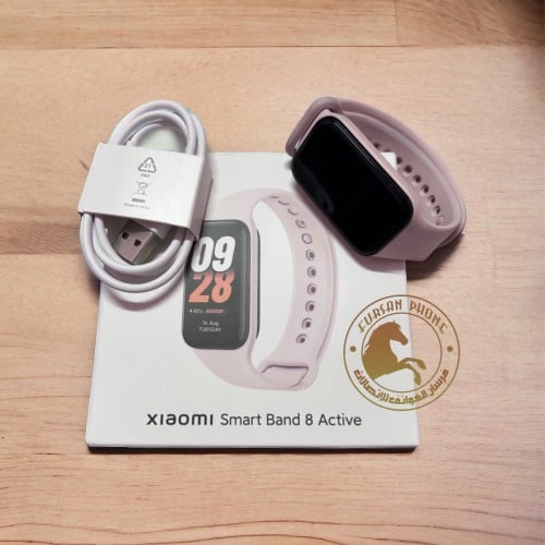 سوار رياضي باند8أكتف لون وردي شركه شاومي