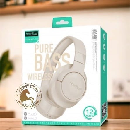 سماعه بلوتوث لون بيج موديل HT-711 شركه هوتو