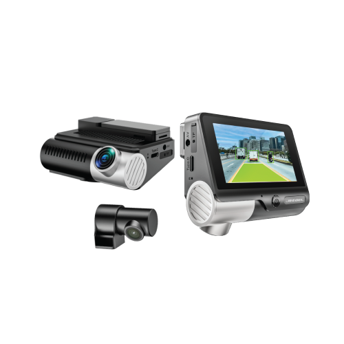 داش كام جيبل 90mai - كاميرا سيارة ثنائية العدسات بدقة 4K + 1080P مع GPS وواي فاي – رؤية ليلية متقدمة وتسجيل أمامي وخلفي