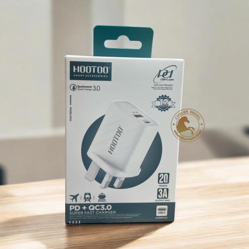 شاحن جداري USB/PD 20W من شركه HOOTOO