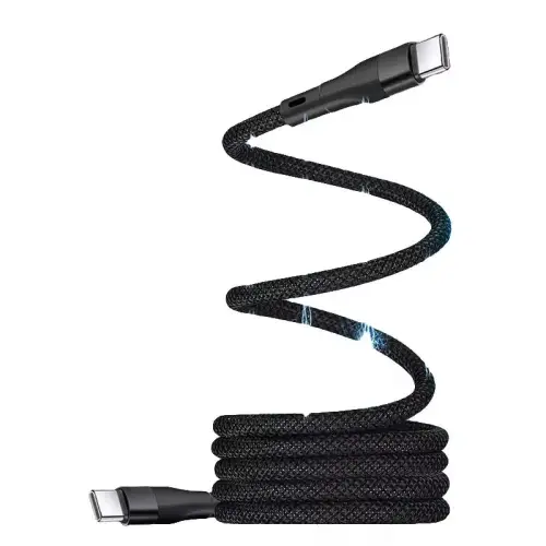 كيبل ضد القطع تايب سي إلى تايب سي1متر بقوه 240 واط مغناطيسي من جيبيل