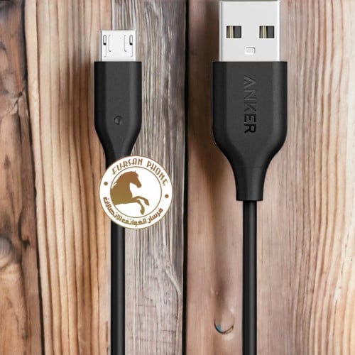 أنكر سلك شاحن مايكرو 1متر أسود