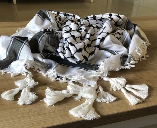 شماغ فلسطيني تراثي مقاس 55x55