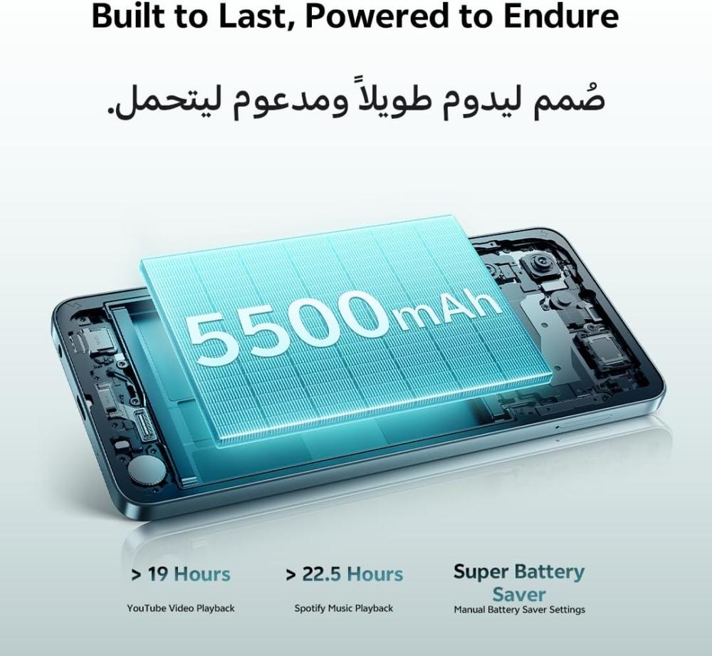 vivo Y04 الرام 4GB  الذاكرة 4GB التخزين 128GB اللون أخضر