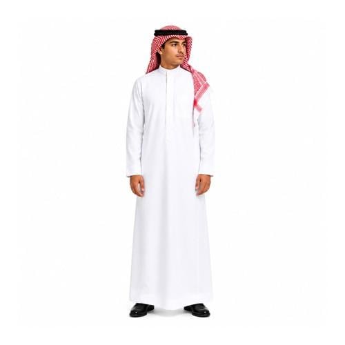 ثوب سادة شبابي سعودي