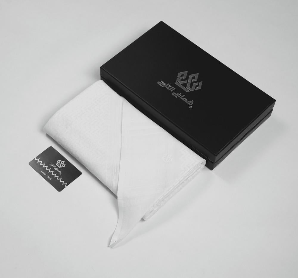 شماغ التاج الابيض  (الاصدار 2025 )