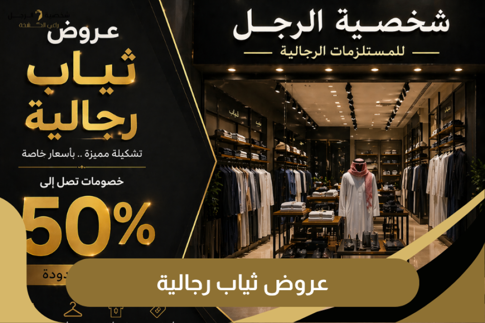 عروض ثياب رجالية| لا تفوت الفرصة