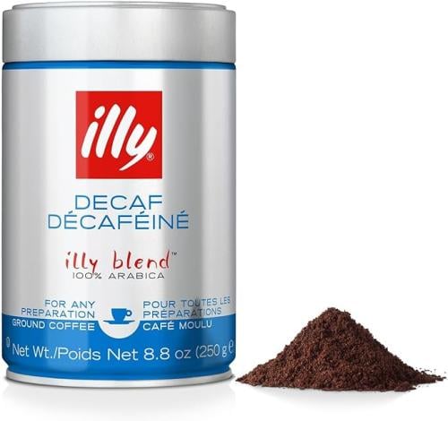 قهوة ايلي كلاسيك ديكاف مطحونه 250 غرام illy coffee...