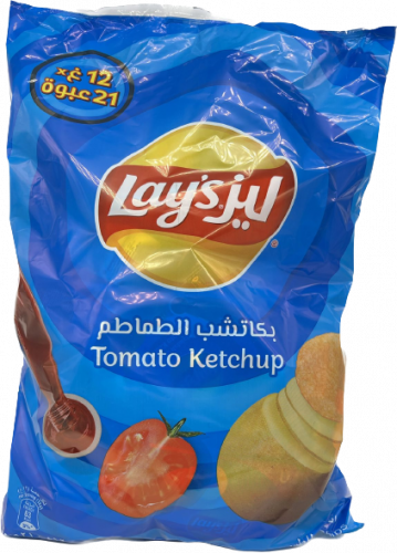 كيس ليز بكاتشب الطماطم 12X21غ(عرض خاص)