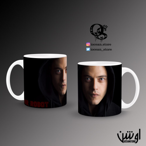 Mug-008- كوب mr robot - مستر روبوت