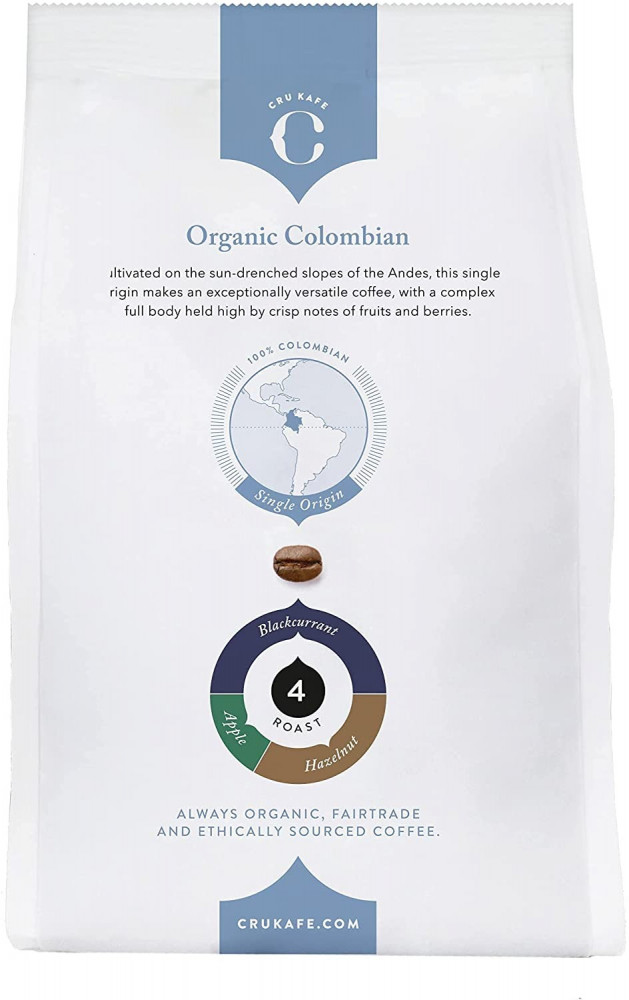 قهوة كولومبيا كروكافيه حبوب قهوة مختصة كاملة عضوية