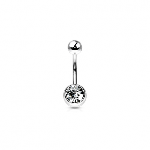 14g Crystal Balls Belly Ring