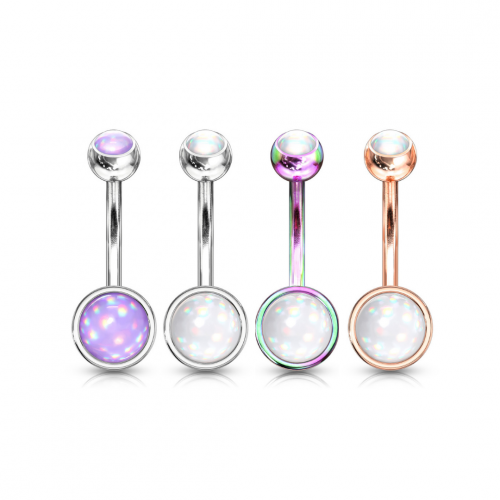 14g Illuminating Stone Belly Ring