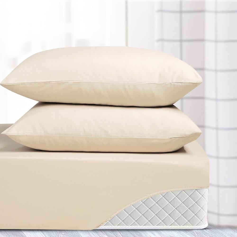 طقم شرشف صيفي مفرد ونص 2 قطعة - بيلار - بيج