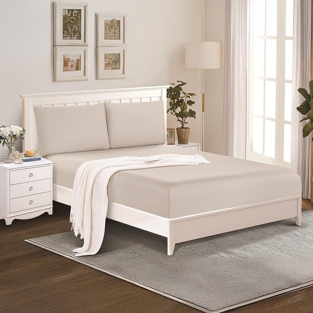 طقم شرشف صيفي مفرد ونص  ٣ قطع - نوفارا - بيج