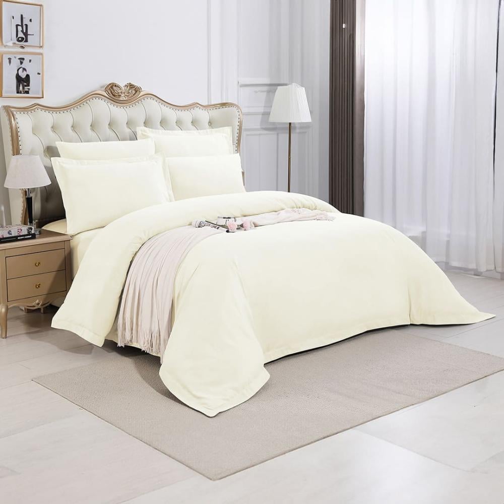 بيت لحاف مزدوج 6 قطع - كريمي